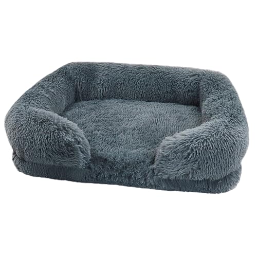 ARIOU Comfy Fuzzy Sofa Haustierbett, Plüsch, abnehmbar, waschbar, flauschiges Hundebett, Plüsch, flauschig, Hunde- und Katzenbettmatte, für Tierliebhaber ARIOU Comfy Fuzzy Sofa Haustierbett, Plüsch, abnehmbar, waschbar, flauschiges Hundebett, Plüsch, flauschig, Hunde- und Katzenbettmatte, für Tierliebhaber von ARIOU