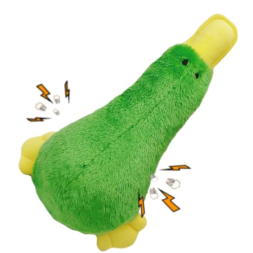 ARIOU Plüsch-Entenspielzeug, weiches Kauspielzeug für Hunde, Zahnen, quietschendes Hundespielzeug, sicheres Welpenbeißspielzeug für Hunde, Welpen, Spielzeit ARIOU Plüsch-Entenspielzeug, weiches Kauspielzeug für Hunde, Zahnen, quietschendes Hundespielzeug, sicheres Welpenbeißspielzeug für Hunde, Welpen, Spielzeit von ARIOU