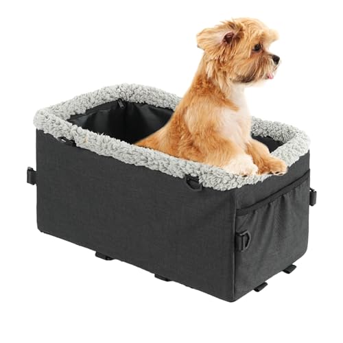 Auto-Hundesitz – Tragbares Hunde-Autobett, bequeme und sichere Mittelkonsole, Sitzerhöhung und Haustier-Tragetasche, ideales Bett für Welpen und Katzen Auto-Hundesitz – Tragbares Hunde-Autobett, bequeme und sichere Mittelkonsole, Sitzerhöhung und Haustier-Tragetasche, ideales Bett für Welpen und Katzen von ARIOU
