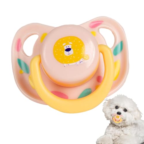 Hundeschnuller – Beruhigender Schnuller für Welpen und Kätzchen | Welpen-Schnuller für kleine Hunde | Beißspielzeug für Hunde | Schnuller zum Zahnen | Spielzeug für Hunde Hundeschnuller – Beruhigender Schnuller für Welpen und Kätzchen | Welpen-Schnuller für kleine Hunde | Beißspielzeug für Hunde | Schnuller zum Zahnen | Spielzeug für Hunde von ARIOU