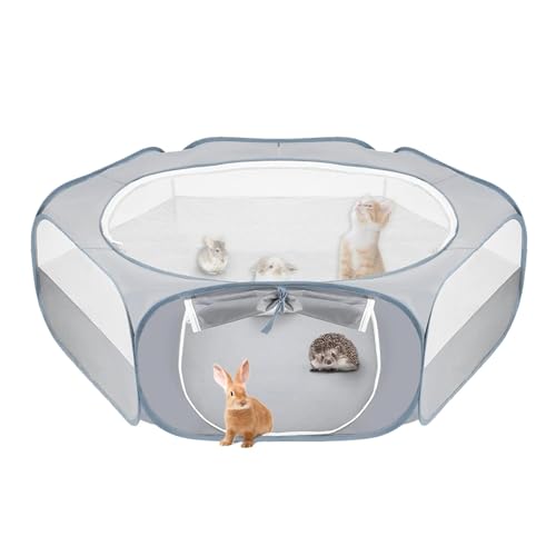 Kleines Haustier Käfig Zelt | Tragbare Outdoor-Übung Pet Käfig Zelt | Leicht zu reinigen Übung Gartenzaun, Faltbare und Katzenbox Meerschweinchen Spielzeug Box für Küken, Katze Kleines Haustier Käfig Zelt | Tragbare Outdoor-Übung Pet Käfig Zelt | Leicht zu reinigen Übung Gartenzaun, Faltbare und Katzenbox Meerschweinchen Spielzeug Box für Küken, Katze von ARIOU