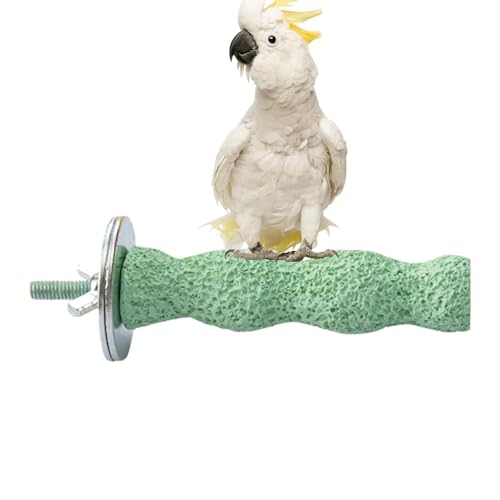 Papagei Barsch Stick - Vogelcalciumzähne schleifen Molstein | Natürliches Kauspielzeug mit rauer Oberfläche für Schnabel- und Pfotenübungen für Nymphensittiche, Kakadus, Likite, Conures und Sittiche | Papagei Barsch Stick - Vogelcalciumzähne schleifen Molstein | Natürliches Kauspielzeug mit rauer Oberfläche für Schnabel- und Pfotenübungen für Nymphensittiche, Kakadus, Likite, Conures und Sittiche | von ARIOU