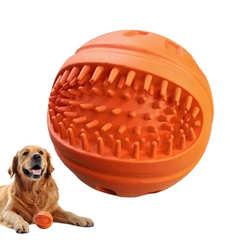 Quietschender Hundeball – Zahnknirschspielzeug, Kauball | Zahnendes Kauspielzeug Für Hunde | Lustiger Lachklangball | Bissfestes Haustierspielzeug Aus Gummi | Zahnreinigungsspielzeug Mit Robuster Stru Quietschender Hundeball – Zahnknirschspielzeug, Kauball | Zahnendes Kauspielzeug Für Hunde | Lustiger Lachklangball | Bissfestes Haustierspielzeug Aus Gummi | Zahnreinigungsspielzeug Mit Robuster Stru von ARIOU