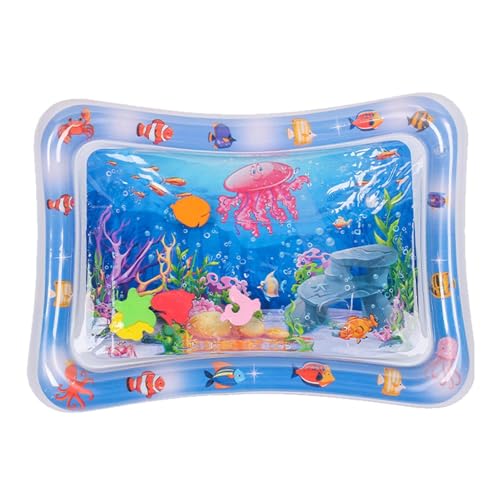 Sensorische Wasserspielmatte für Katzen, verdickte, aufblasbare Wassermatte für Katze und Hund – Wassersensor-Matte, sensorische Spielmatte mit Fisch-, Meeresmotiven, sensorisches Spielzeug, fühlt Sensorische Wasserspielmatte für Katzen, verdickte, aufblasbare Wassermatte für Katze und Hund – Wassersensor-Matte, sensorische Spielmatte mit Fisch-, Meeresmotiven, sensorisches Spielzeug, fühlt von ARIOU