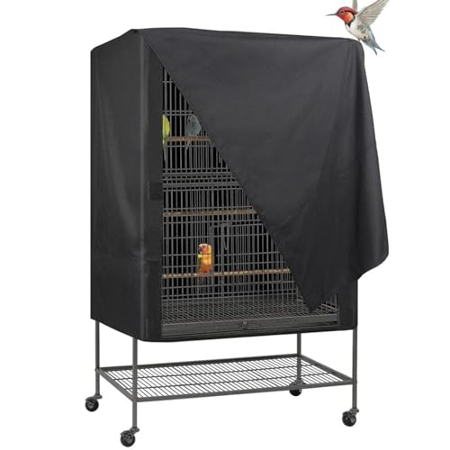 Vogelkäfig | Wasserdichtes Oxford-Gewebe für Vogelkäfige, schützender Vogelkäfig-Zubehör, zwei Griffe, verstellbare Nacht für Katzen, Nerz von ARIOU