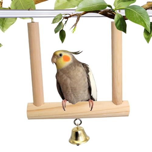 Vogelschaukeln für kleine Vögel – -Sitzstangen, Käfigspielzeug aus Holz, -Sitzstange, Käfigspielzeug für , Nymphensittiche, Ara von ARIOU
