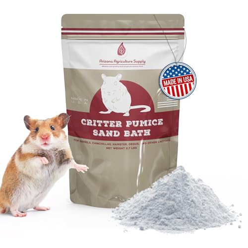 ARIZONA AGRICULTURE SUPPLY Bimsstein-Staubbad für Hamster, Chinchilla, Rennmäuse und viele andere. Produkt aus den USA, frei von Crysalline Silica von ARIZONA AGRICULTURE SUPPLY