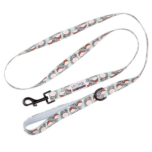 Arizona Hotdogs Hundeleine 1,5m | Griffschlaufe mit Neoprenpolster |Coconut Kokosnuss-Muster Hellblau | L Arizona Hotdogs Hundeleine 1,5m | Griffschlaufe mit Neoprenpolster |Coconut Kokosnuss-Muster Hellblau | L von ARIZONA HOT DOGS