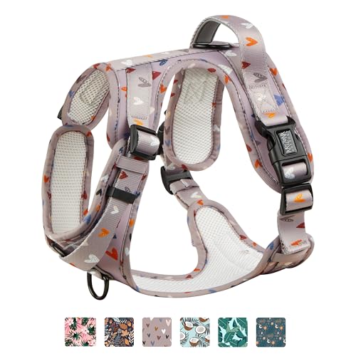 Hunde-Griffgeschirr Neopren | Arizona Hotdogs Griffgeschirr Sweet Love| Taupe (S) von ARIZONA HOT DOGS