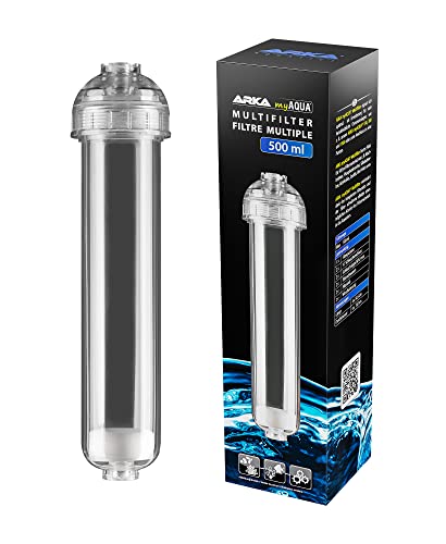 ARKA myAQUA Multifilter - 500 ml - Vielseitig einsetzbarer Filter für Materialien wie Mischbettharz und Aktivkohle, optimiert für Aquarienpflege. von ARKA