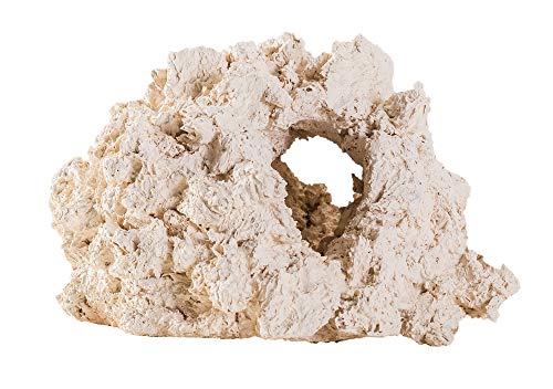 ARKA Riffkeramik Höhle 2-Loch - 15 cm - Aus natürlichen Rohstoffen gefertigte Höhle, schadstofffrei mit hoher Porosität, Made in Germany, für Meerwasseraquarien, Made in Germany von ARKA Aquatics