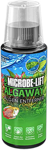 Microbe-Lift Algaway - 118 ml - Algenvernichter - Schnelle & effektive Algenbekämpfung für Süßwasseraquarien, verhindert Neubildung, sicher für Fische und Pflanzen von MICROBE-LIFT