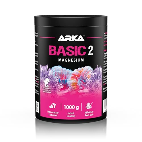 ARKA Basic 2 Magnesium - 1000 g - Hochreiner Magnesium-Zusatz, fördert das gesunde Wachstum von Korallen und stabilisiert die Wasserwerte. ARKA Basic 2 Magnesium - 1000 g - Hochreiner Magnesium-Zusatz, fördert das gesunde Wachstum von Korallen und stabilisiert die Wasserwerte. von ARKA
