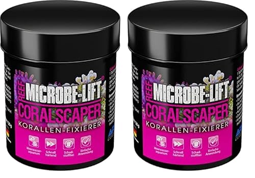 ARKA Coralscaper - 120g - 2K-Silikon Korallenfixierer - Sicher & dauerhaft Korallen befestigen in Meerwasseraquarien, ergiebig und einfach in der Anwendung (Packung mit 2) von ARKA
