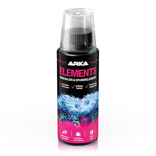 ARKA Elements - 118 ml - Essentielle Mineralien und Spurenelemente zur Förderung von Stein- und Weichkorallen in Meerwasseraquarien, steigert Gesundheit und Farbenvielfalt. von ARKA