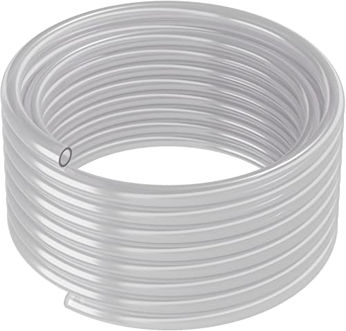 ARKA PVC-Schlauch - 12/16 mm, 10 m, Transparent - Flexibler und langlebiger Schlauch für vielseitige Einsatzmöglichkeiten, ideal für Aquarien- und Teichanwendungen von ARKA