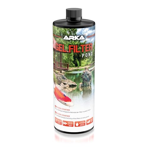ARKA Pond Gel Filter - 946 ml - Sofortige Verbesserung der biologischen Aktivität für Teichfilter und Filtermedien, für EIN gesundes Teichleben. von ARKA