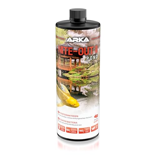 ARKA Pond Nite-Out II - 946 ml - Speziell für Teiche entwickelte Starterbakterien, bereitet den Teich auf einen schnellen und sicheren Fischbesatz vor. von ARKA