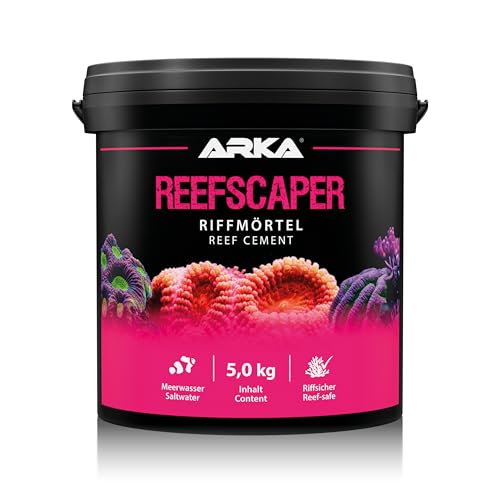 ARKA Reefscaper - 5000 g - Professioneller Riffmörtel ideal zur stabilen Befestigung von Korallen und Riffstrukturen in Meerwasseraquarien, einfach in der Anwendung. von ARKA
