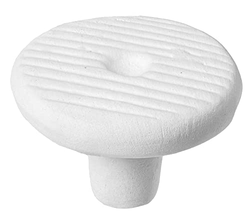 ARKA myREEF®-Plug | 30 mm | RUND | 12 Stück | Ablegersteine aus Keramik für Korallenableger in jedem Meerwasseraquarium | Inkl. Vertiefungen für optimalen Halt | Coral Plug | leicht bearbeitbar von ARKA