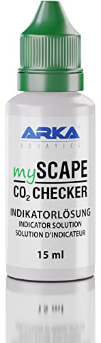 ARKA mySCAPE-CO2 Checker Liquid - 15 ml - Zuverlässige CO2-Überwachung mit Farbanzeige. Unentbehrlich für präzises Aquascaping in Süßwasseraquarien. von ARKA