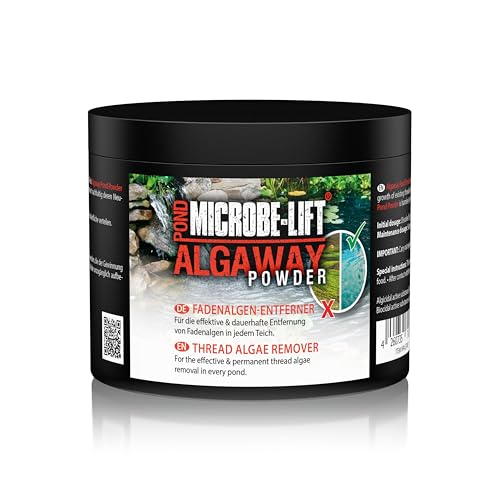 Microbe-Lift Pond Algaway Powder - 500g - Effektiver Fadenalgenentferner für Teiche, beseitigt Algen schnell und verhindert Neubildung, umweltfreundlich von ARKA