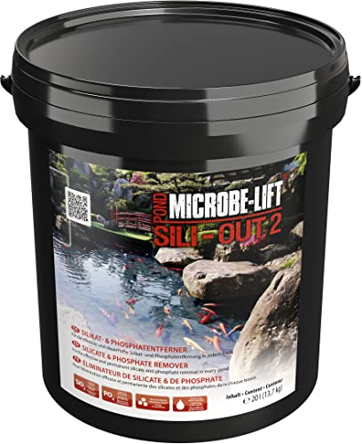 Microbe-Lift Pond Sili-Out 2-13,7 kg - Leistungsstarker Silikat Absorber, entfernt effektiv Silikat, Phosphat und weitere Schadstoffe aus jedem Gartenteich, verbessert deutlich die Wasserqualität. von ARKA
