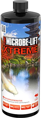 Microbe-Lift Pond Xtreme - 946 ml - Macht Gartenteichwasser fischgerecht, entfernt Chlor und Ammoniak, sicher für alle Teichbewohner. Microbe-Lift Pond Xtreme - 946 ml - Macht Gartenteichwasser fischgerecht, entfernt Chlor und Ammoniak, sicher für alle Teichbewohner. von ARKA
