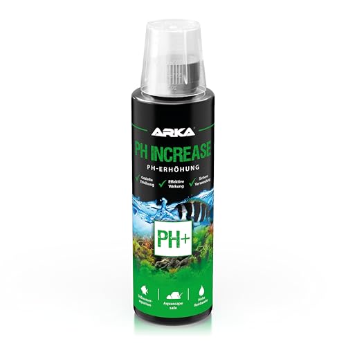 pH/KH Plus für Süßwasseraquarium – ARKA pH Increase 236 ml – erhöht pH-Wert & Karbonathärte sicher & schonend – Wasseraufbereiter mit Elektrolyten & Schleimhautschutz für Fische von ARKA