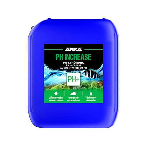 pH/KH Plus für Süßwasseraquarium – ARKA pH Increase 5000 ml – erhöht pH-Wert & Karbonathärte sicher & schonend – Wasseraufbereiter mit Elektrolyten & Schleimhautschutz für Fische von ARKA