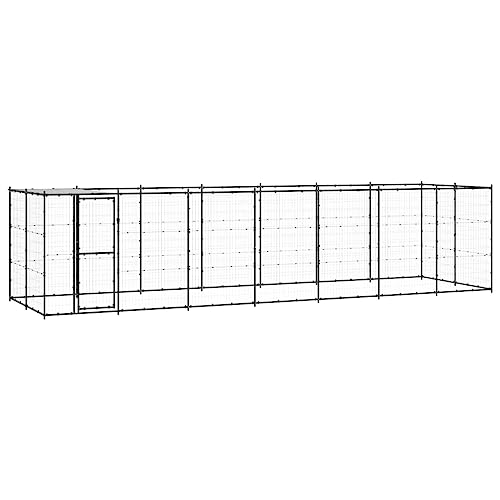 ARKEM Outdoor-Hundezwinger mit Überdachung Stahl 16,94 m² Hundegehege Indoor Camping Hundezaun ARKEM Outdoor-Hundezwinger mit Überdachung Stahl 16,94 m² Hundegehege Indoor Camping Hundezaun von ARKEM