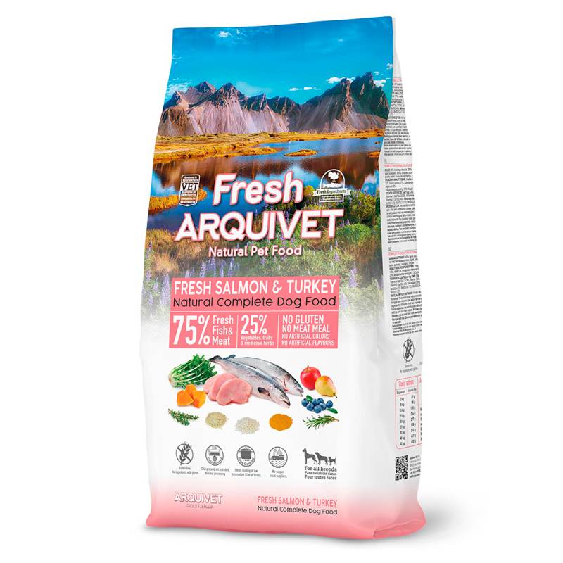 2 x Arquivet Fresh zum Sonderpreis! - 2 x 10 kg Lachs & Truthahn 2 x Arquivet Fresh zum Sonderpreis! - 2 x 10 kg Lachs & Truthahn von ARQUIVET