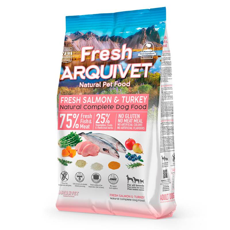 2 x Arquivet Fresh zum Sonderpreis! - 2 x 2,5 kg Lachs & Truthahn von ARQUIVET