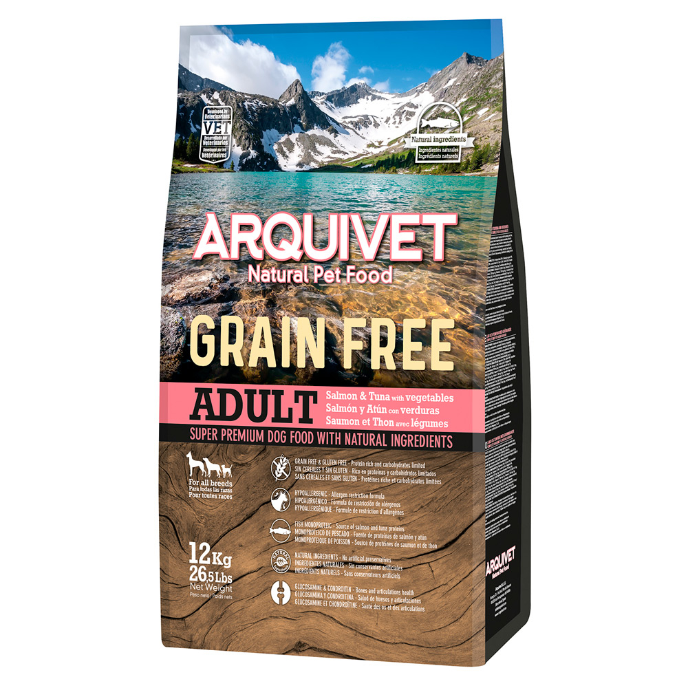 Arquivet Dog Grain Free Lachs - 12 kg von ARQUIVET