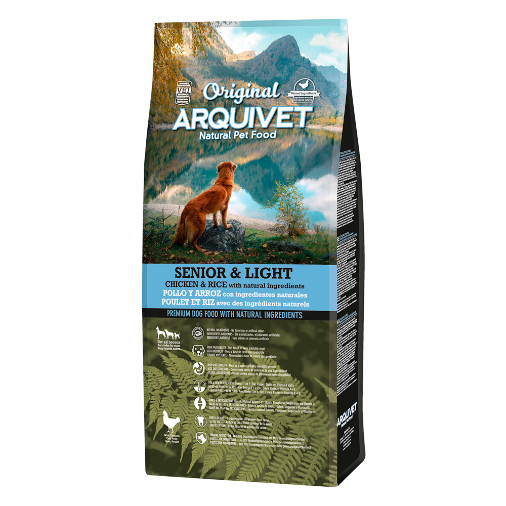 Arquivet Original Dog Senior & Light Huhn - Sparpaket : 2 x 12 kg von ARQUIVET