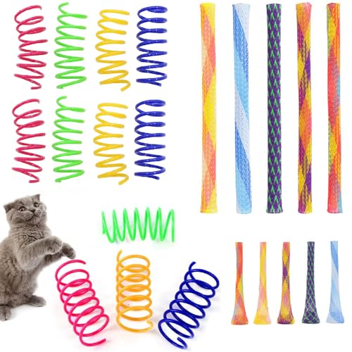 22 Stück Katzenspielzeug-Federn, Katzenfederspielzeug, Katzenfedern, Feder-Katzenspielzeug, interaktives Spielzeug, um die Zeit zu vertreiben und fit zu halten, zum Schlagen, Beißen, Jagen, aktives, 22 Stück Katzenspielzeug-Federn, Katzenfederspielzeug, Katzenfedern, Feder-Katzenspielzeug, interaktives Spielzeug, um die Zeit zu vertreiben und fit zu halten, zum Schlagen, Beißen, Jagen, aktives, von ARROMI