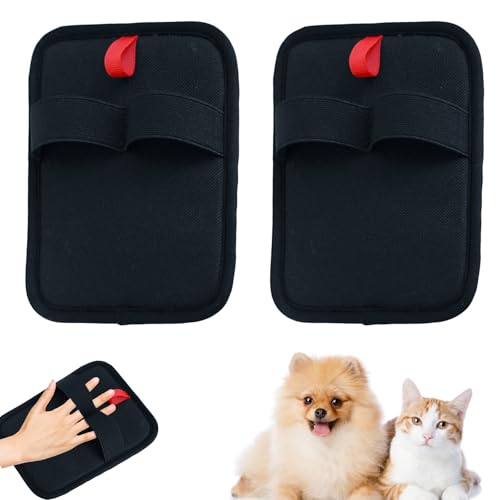 Tierhaar-Handschuhe, Tierhaarentfernungshandschuh, statische Entfernungshandschuhe, Tierhaare, doppelseitige Handschuhe für Katzen und Hunde, elektrostatischer Tierhaarentferner für Möbel von ARROMI