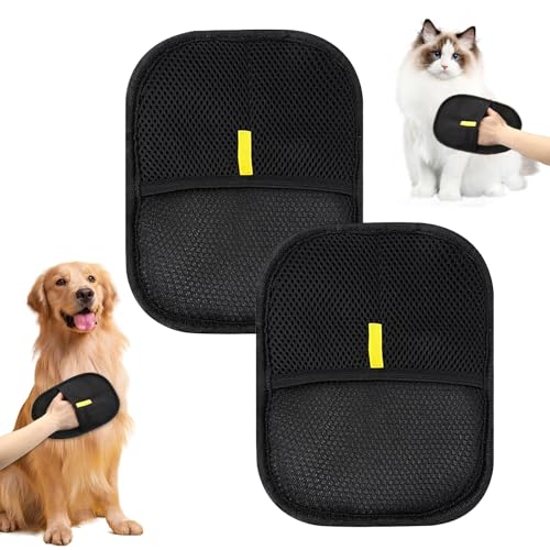 ARTGUTS 2 Stück Pet Hair Remover Glove, 24x17cm Double Sided Antistatische Pet Grooming Gloves,Wiederverwendbare Haustier Pflegehandschuhe, für Katzen Hunde Waschen, Hair Removal, Fellpflege ARTGUTS 2 Stück Pet Hair Remover Glove, 24x17cm Double Sided Antistatische Pet Grooming Gloves,Wiederverwendbare Haustier Pflegehandschuhe, für Katzen Hunde Waschen, Hair Removal, Fellpflege von ARTGUTS