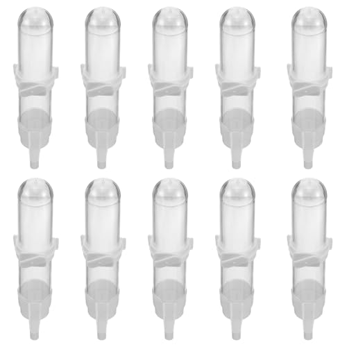 ARTSEWPLY 10 Stück Haustier -Trinkbrunnen Papageienwasserfuttermittel PP von ARTSEWPLY