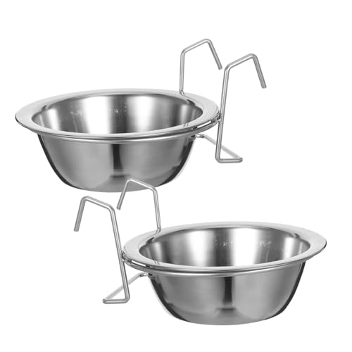 ARTSEWPLY 2 Sätze Edelstahl Hundenapf mit Halterung zum Aufhängen Abnehmbar Spülmaschinenfest Rostfrei für Käfige und Zwinger Ergonomisch Fördert Gesunde Haltung bei Haustieren ARTSEWPLY 2 Sätze Edelstahl Hundenapf mit Halterung zum Aufhängen Abnehmbar Spülmaschinenfest Rostfrei für Käfige und Zwinger Ergonomisch Fördert Gesunde Haltung bei Haustieren von ARTSEWPLY