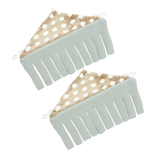 ARTSEWPLY 2 Stück Kleintier eckversteck Dekorativem Fransen Design Multifunktional als Schlafplatz und Hängematte für Meerschweinchen Kaninchen Hamster Einfach zu Montieren im Käfigeck ARTSEWPLY 2 Stück Kleintier eckversteck Dekorativem Fransen Design Multifunktional als Schlafplatz und Hängematte für Meerschweinchen Kaninchen Hamster Einfach zu Montieren im Käfigeck von ARTSEWPLY