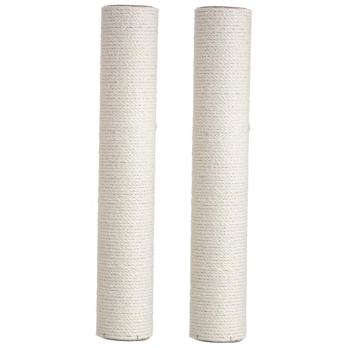 ARTSEWPLY 2 Stück Kratzbaum Ersatzstamm Weiß Sisal Kratzpfosten Kratzstamm Katzen Kletterwand Ersatzteil für Indoor Katzen DIY Kratzbaum Zubehör ARTSEWPLY 2 Stück Kratzbaum Ersatzstamm Weiß Sisal Kratzpfosten Kratzstamm Katzen Kletterwand Ersatzteil für Indoor Katzen DIY Kratzbaum Zubehör von ARTSEWPLY