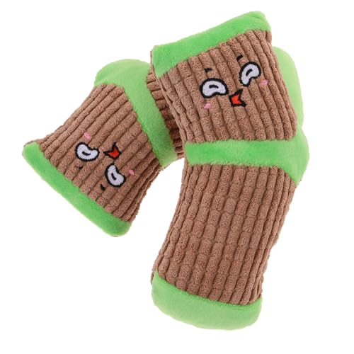 ARTSEWPLY 2 Stück Plüsch Hundespielzeug Squeaky Toy für Kleine Hunde Interaktives Strapazierfähiges Kuschelspielzeug aus Beißfestes Welpen Kauspielzeug zur Zahnreinigung und Beschäftigung von ARTSEWPLY