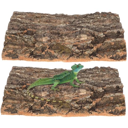 ARTSEWPLY 2 Stück Reptilien Kletterplattform aus Natürlicher Champagnerrinde Teilig Terrarium Dekoration für Schildkröten Eidechsen Bartagamen Sicheres Klettern und Ausruhen Haustier ARTSEWPLY 2 Stück Reptilien Kletterplattform aus Natürlicher Champagnerrinde Teilig Terrarium Dekoration für Schildkröten Eidechsen Bartagamen Sicheres Klettern und Ausruhen Haustier von ARTSEWPLY