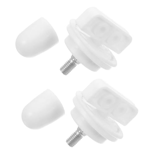 ARTSEWPLY 2 Stück Teiliges Geräuschlose Lagerachsen für Hamsterrad Verschleißfestes Kunststoffmaterial Einfache Installation Langlebiges Ersatzteil für Kleintier übungsräder Geeignet für von ARTSEWPLY