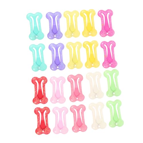 ARTSEWPLY 20 Stück Teiliges Bunter Haarklammern für Hunde und Katzen Kreative Leichte Haarschmuck Accessoires zum Fixieren und Styling von Haustierhaar Geeignet für Alltag und Besondere von ARTSEWPLY