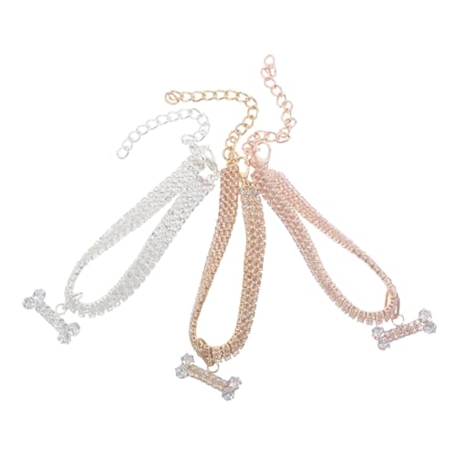 ARTSEWPLY 3 Stück Haustierhalsband Hund Kette Halsband Luxushundkragen Ausgefallener Hundehalsband Katzenhalsband Katzenhalsbänder Haustier Kleines Hundehalsband Katzenbedarf Kupfer ARTSEWPLY 3 Stück Haustierhalsband Hund Kette Halsband Luxushundkragen Ausgefallener Hundehalsband Katzenhalsband Katzenhalsbänder Haustier Kleines Hundehalsband Katzenbedarf Kupfer von ARTSEWPLY