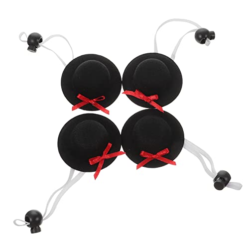 ARTSEWPLY 4 Stück Miniatur Mini Hüte Schwarz Langlebig und Formstabil für DIY Bastelprojekte Puppen und Dekoration Vielseitig Einsetzbar für Haarschmuck Taschen und Kleidung Kreatives ARTSEWPLY 4 Stück Miniatur Mini Hüte Schwarz Langlebig und Formstabil für DIY Bastelprojekte Puppen und Dekoration Vielseitig Einsetzbar für Haarschmuck Taschen und Kleidung Kreatives von ARTSEWPLY