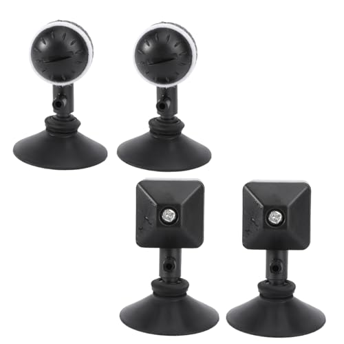 ARTSEWPLY 4 Stück Teiliges Aquarium Luftstein mit Saugnapf Einstellbarer Bubble Diffuser für Sauerstoffzufuhr Langlebiger Ausströmer für Fischbecken und Süßwasseraquarien von ARTSEWPLY