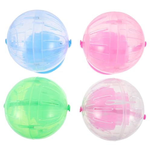ARTSEWPLY 4stücke Hamsterball Geräuschlos Für Kleintiere Sport-laufrad Aus Leicht Zu Reinigendem Material Für Chinchillas Ratten Und Zwerghamster von ARTSEWPLY
